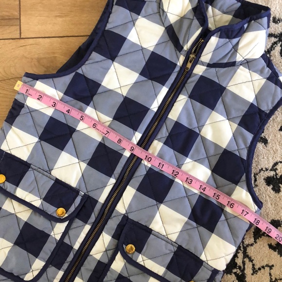 Artisan NY buffalo check zip vest S - Picture 6 of 9